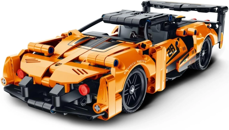 Modern technisch design en bewegende elementen