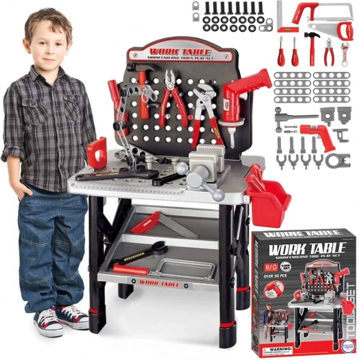 Kinderwerkplaats met gereedschap Woopie voor kleine klussers