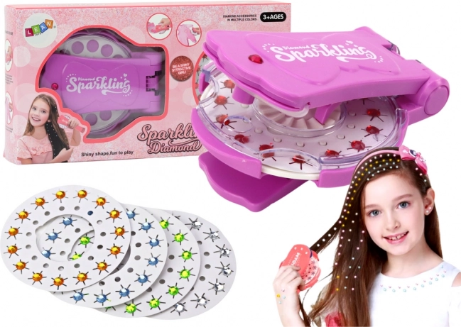 Set voor het versieren van haar en accessoires Sparkling Diamond