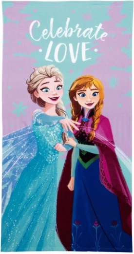 Frozen-handdoek 70 × 140 cm van microvezel