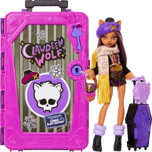 Monster High pop Clawdeen Wolf spookachtige vakantie met verrassingen