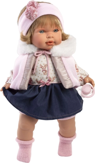 Llorens Carla realistische pratende en huilende pop 42 cm