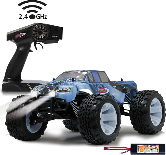 Jamara Ice Tiger elektrische RC-monstertruck 4WD 1:10 met ledverlichting