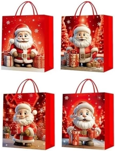 Cadeautas XL met feestelijk motief