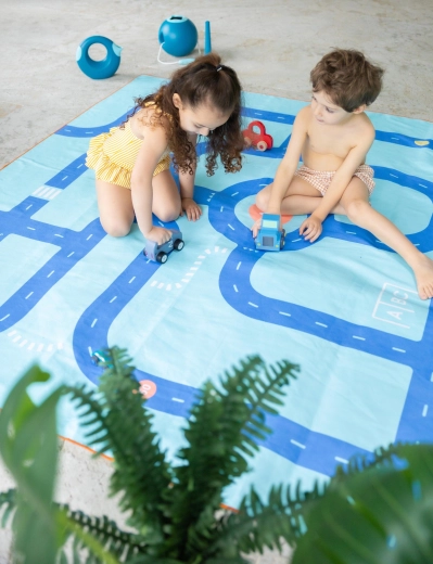 Quut kinderhanddoek en speelmat Wegen XL 180 × 180 cm