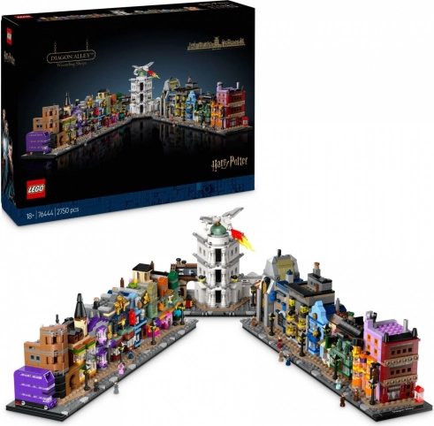 Lego Harry Potter tovenaarswinkels in de Wegisweg