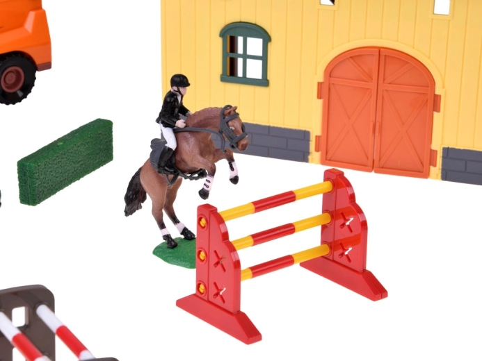 Springparcours, ruiters en accessoires voor wedstrijden