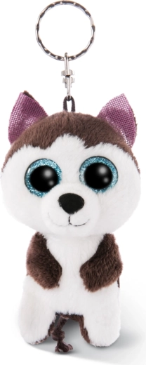 Nici Glubschis sleutelhanger huskyhond Barkley 9 cm - 1 stuk