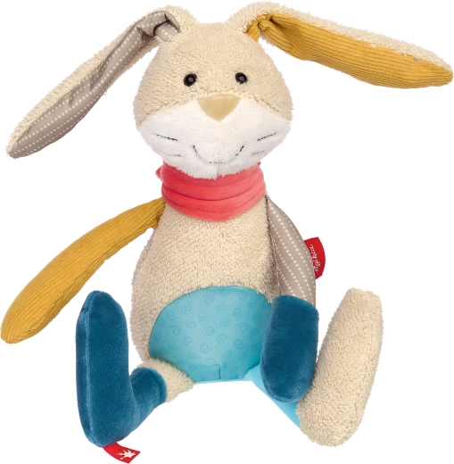 Sigikid patchwork konijntje – eerste knuffeltje 31 cm