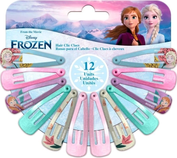 Set haarspelden Frozen (12 stuks)