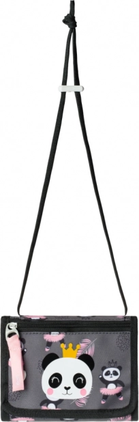 BAAGL kinderportemonnee voor om de nek panda