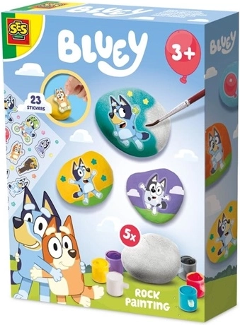 SES Bluey set om steentjes te schilderen