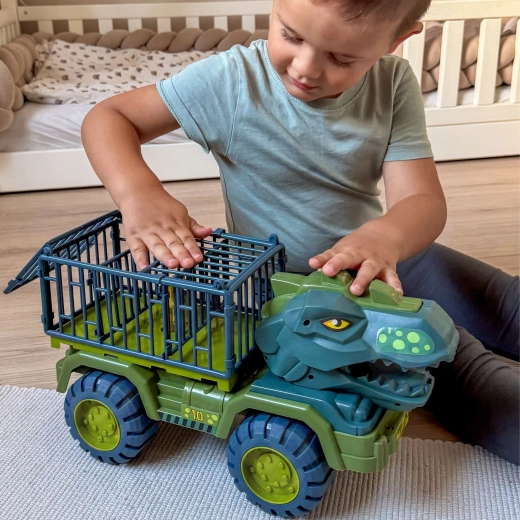 Transportwagen in T-Rex-stijl