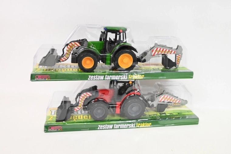 Kunststof kinderto tractor met frontlader