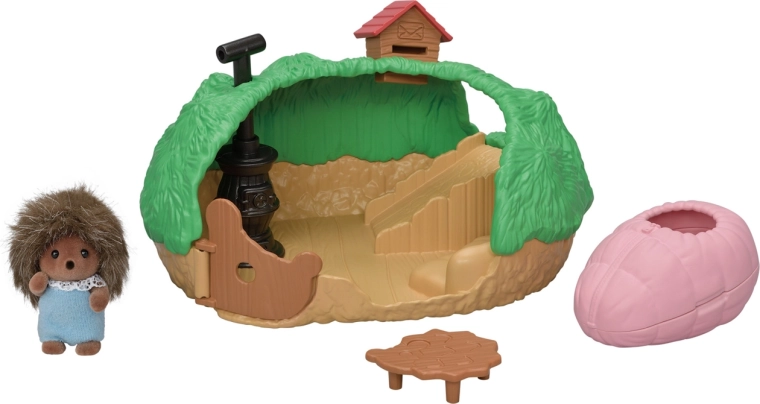 Sylvanian Families geheim huisje voor baby-egeltje