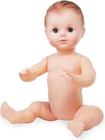 Badpop Petitcollin 50 cm met bruine ogen