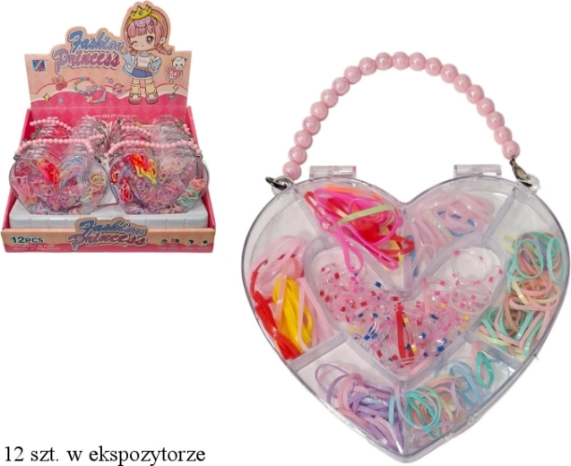 Creatieve set met elastiekjes voor het maken van sieraden