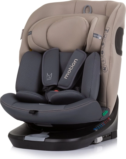autostoeltje i-Size 40–150 cm met Isofix en 360° draaien, Macadamia