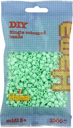Hama midi strijkkralen mintgroen 1000 stuks