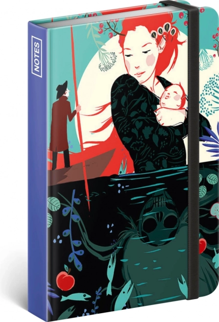 Gelijnd notitieboek met auteursdesign van Kateřina Bažantová 11 × 16 cm