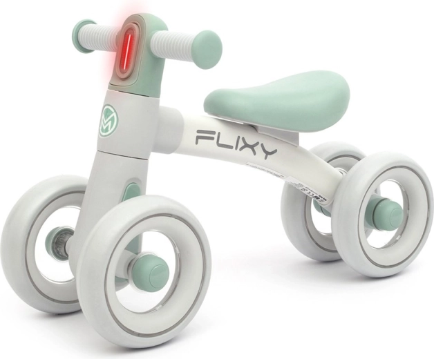 Kinderloopfiets met licht FLIXY mint