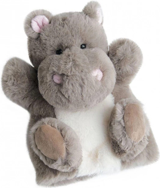 Doudou Histoire d’Ours Pluche handpop nijlpaard 25 cm