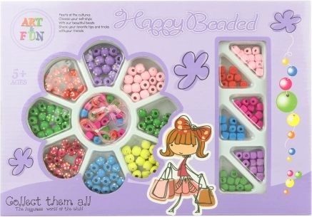 Houten rijgkralen voor kinderen