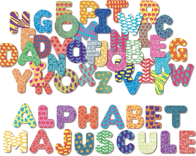 Houten magneten Vilac grote alfabet