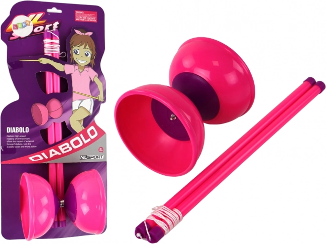 Roze Diabolo Jongleerspeelgoed