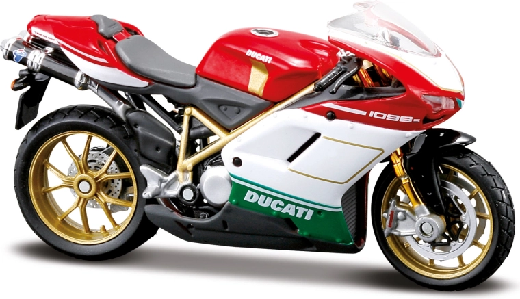 Maisto motor Ducati 1098 S Tricolore 1:18