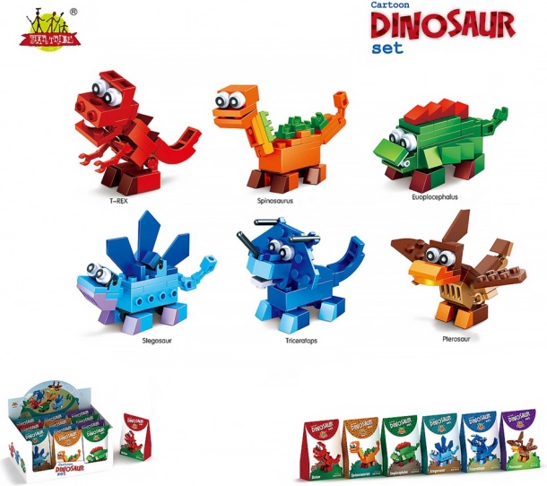 Mini bouwset Dinosaurussen