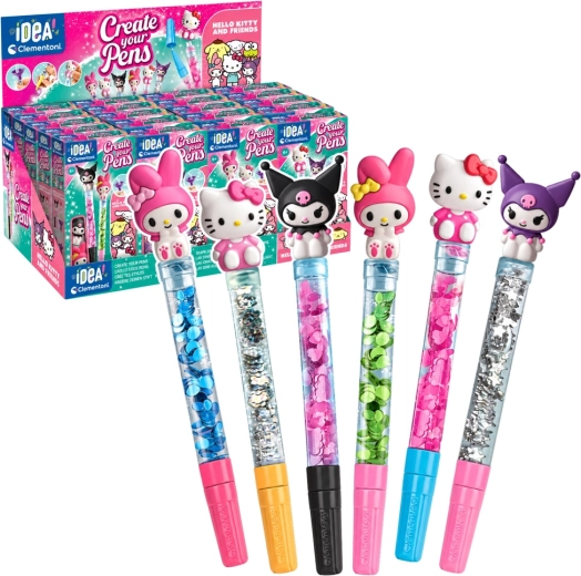 Creatieve mini-pennenfabriekset Hello Kitty en vrienden