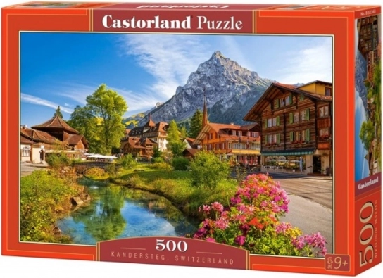 Puzzel 500 stukjes Kandersteg, Zwitserland