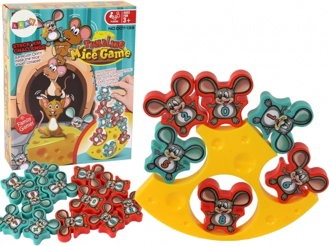 Balans arcadespel Cheese Tower 12 stuks. Rekenuur