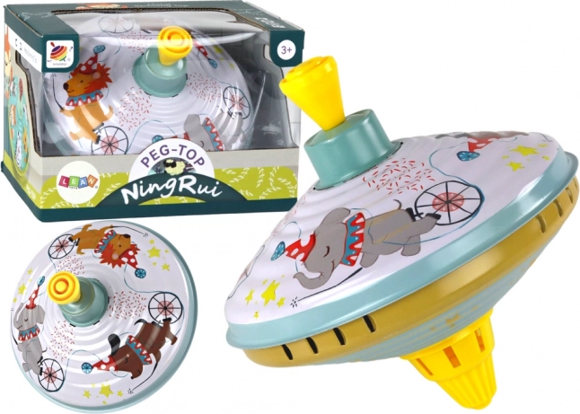 Metalen draaiend wiel Circus Speelgoed Traditioneel