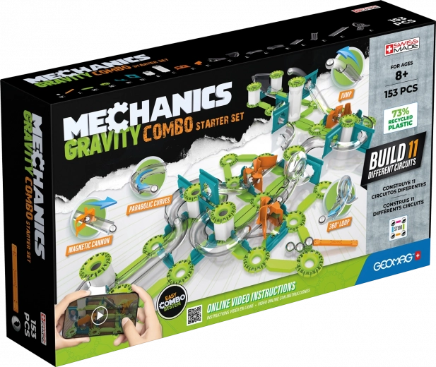 Mechanics Gravity RE Combo Starter Set van GEOMAG – magnetische bouwset