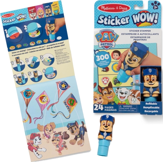 Melissa & Doug Sticker wow! Paw Patrol chase stickerstempel met activiteitenboek - 1 stuk