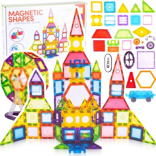Magnetische bouwpuzzel met 130 onderdelen
