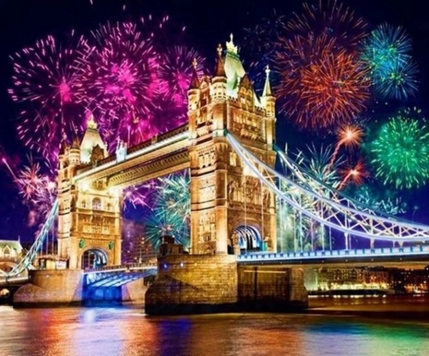 Norimpex schilderen op nummer London Tower Bridge 40 × 50 cm