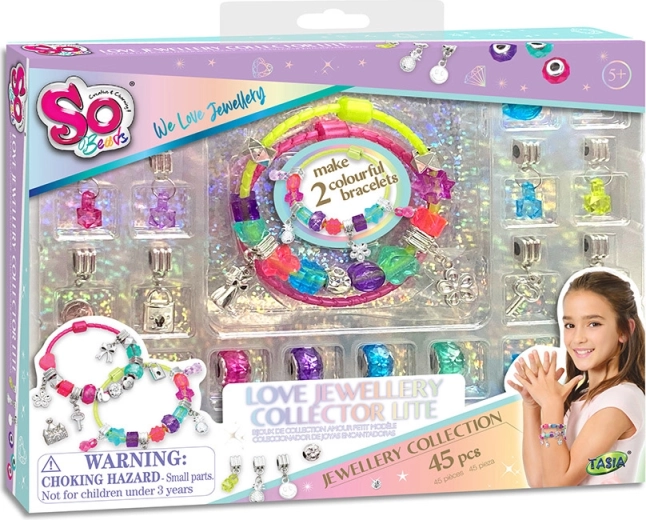 Tasia set voor het maken van liefdesarmbanden 45 stuks