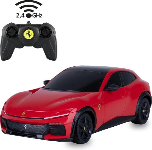 RC-auto Ferrari Purosangue rood 1:24