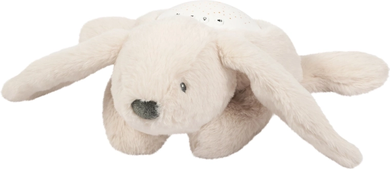 Nattou muziekprojector met nachtlampje konijntje beige