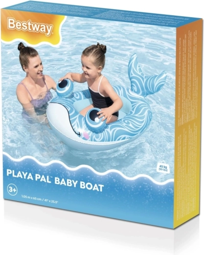 Kinder opblaasbare boot walvis 105 × 65 cm BESTWAY