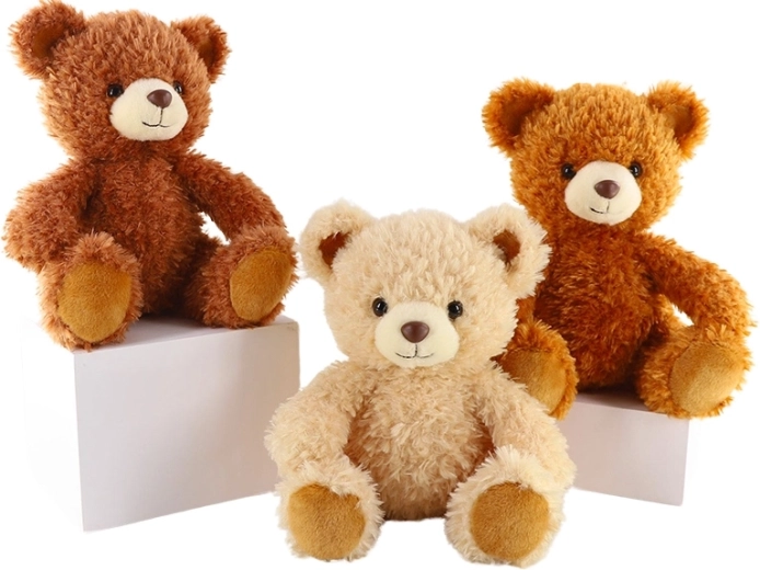 Witte pluchen teddybeer 25 cm