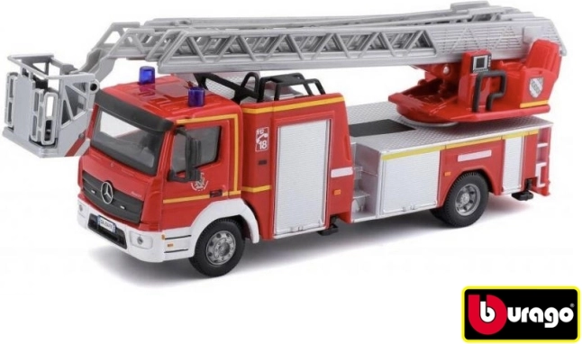 Bburago 1:50 Noodhulp Mercedes-Benz Atego Magirus DLK 23/12