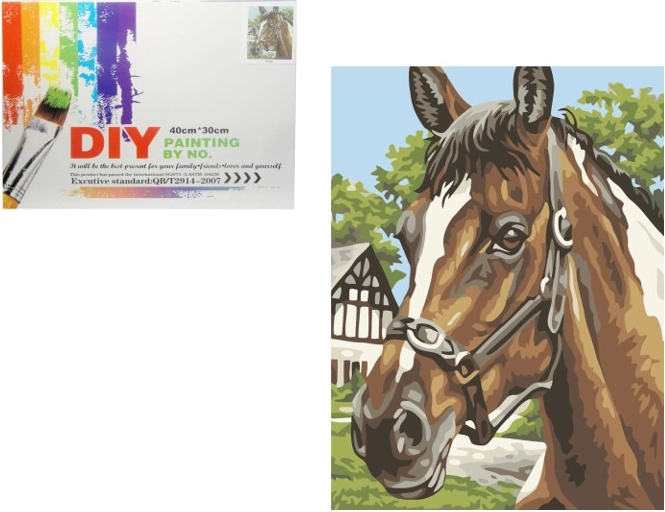 Schilderen op nummer – paard