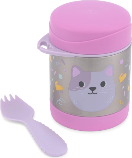 Skip Hop voedselthermos met spork Katje