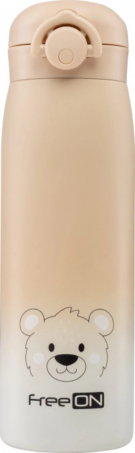 Roestvrijstalen Thermoskan FreeON Beige 480 ml