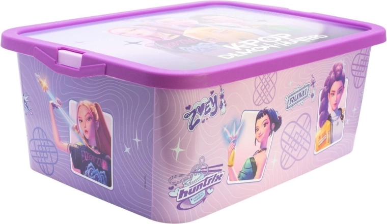 STOR opbergbox 13 l K-Pop: Demonenjagers paars