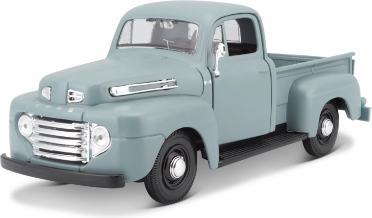 Maisto Ford F-1 pickup 1948 – grijsblauw metalen model 1:24